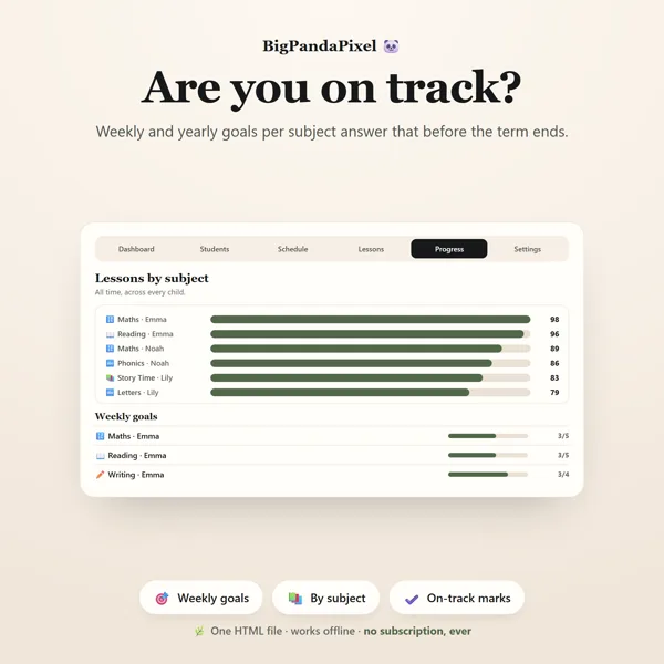 Homeschool Planner screen 09.