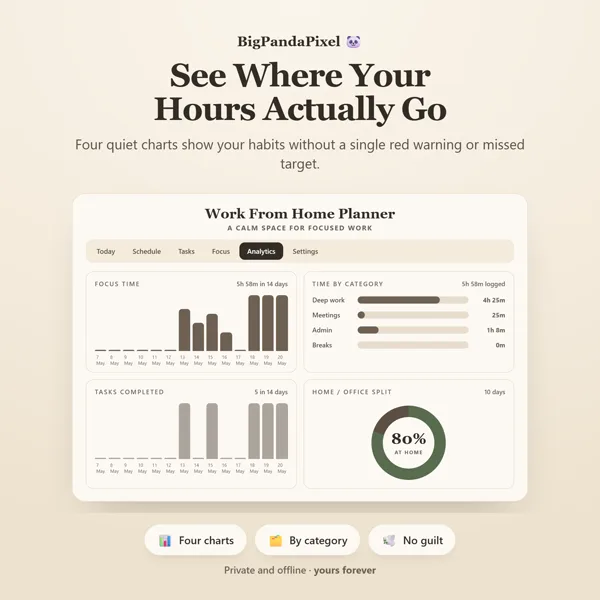 Work From Home Planner screen 08.