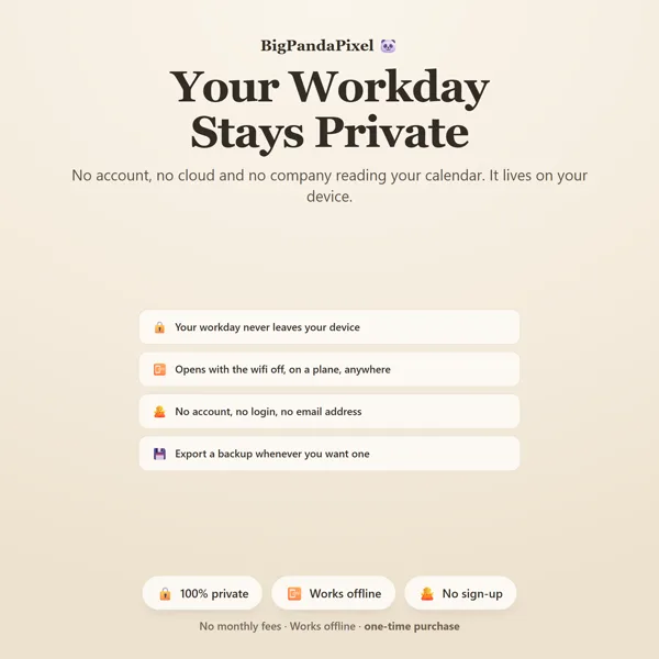 Work From Home Planner screen 11.